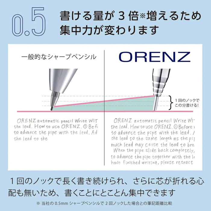 Pentel ORENZ Mechanical Pencil 05mm Blue Barrel