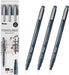 Pentel Point Liner Water Based Pen - 0.3mm 3-Pack - 4902506437884