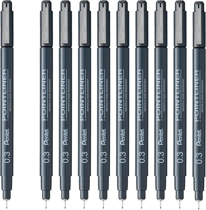 Pentel Point Liner Water Based Pen - 0.3mm - 4902506427236