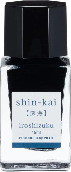 Pilot Iroshizuku Fountain Pen Water Based Ink Mini Bottle - Shinkai - 4902505678707