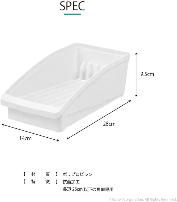 Richell Totono Square Plate Stand for Shelves