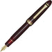 Sailor Profit Casual L Basis Gold Trim Fountain Pen Japan Fine Nib - Red Medium Thin Nib - 4901680611639