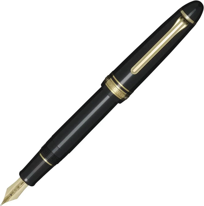 Sailor Profit Casual L Basis Gold Trim Fountain Pen Japan Fine Nib - Black - 4901680611578