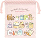 San-X Sumikko Gurashi Cup Drawstring Bag
