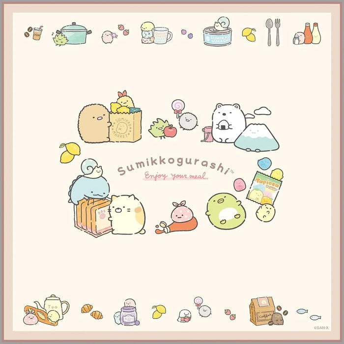 San-X Sumikko Gurashi Cup Drawstring Bag - Ch44401 - 4974413870719