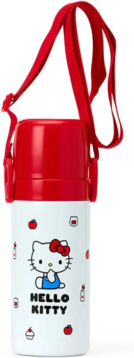 Sanrio 2WAY Stainless Steel Bottle for Children Hot and Cold - S Hello Kitty - 4550624131803