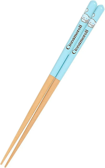 Sanrio Hangyodon Chopsticks with Mascot Character Accessory - Cinnamoroll 25 - 4550624468534