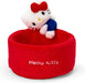 Sanrio Mascot Storage Box Round Kuromi - Red - 4550624315166