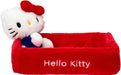 Sanrio Mascot Storage Box Round Kuromi - Hello Kitty Square - 4550624315326