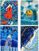 Sealdo Shinzikatoh Kenji Miyazawa Galactic Railroad Music Collection - 4 Designs - Gauche Amamongee Yoda Night 1 - 4582608266539
