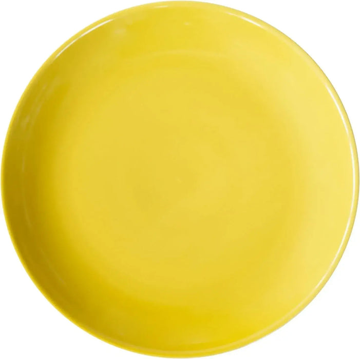Seikai Pottery Hasami Yaki Common Plate - 21cm Yellow - 4965451132129