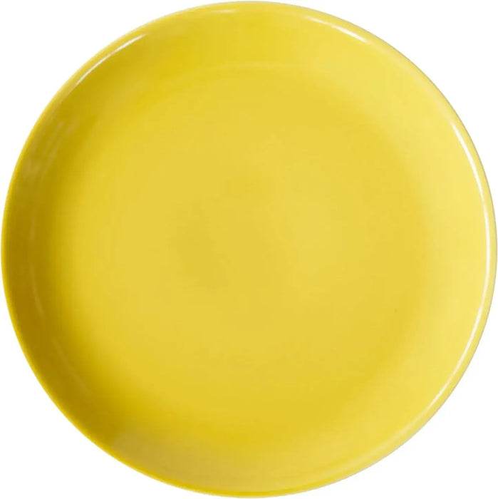 Seikai Pottery Hasami Yaki Common Plate - 18cm Yellow - 4965451132082