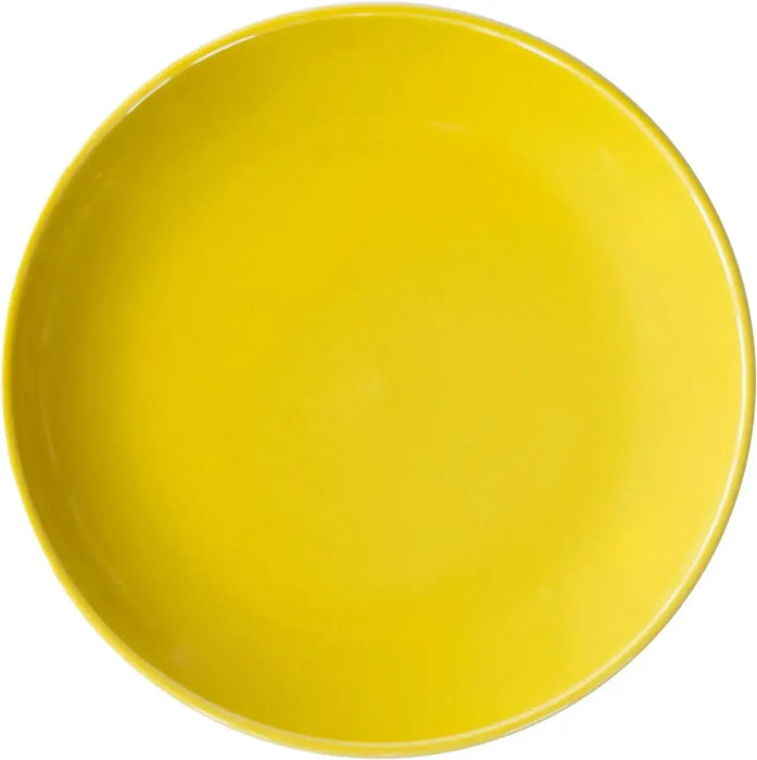 Seikai Pottery Hasami Yaki Common Plate - 15cm Yellow - 4965451132044