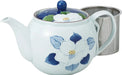 Seikai Toki Hasami Ware Camellia Pattern Tea Pot - Ichijin Mountain Camellia - 4965451601830