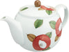 Seikai Toki Hasami Ware Camellia Pattern Tea Pot