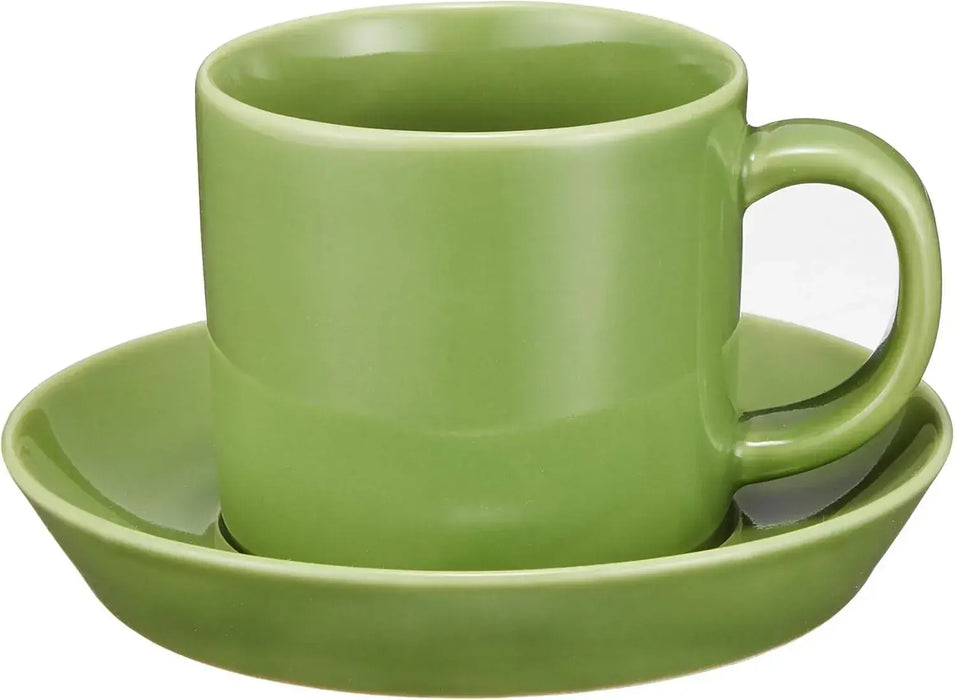 Seikai Toki Hasami Ware Common Demitas Cup and Saucer