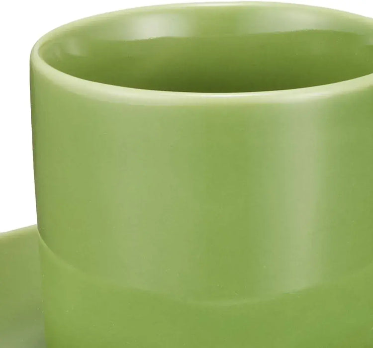 Seikai Toki Hasami Ware Common Demitas Cup and Saucer