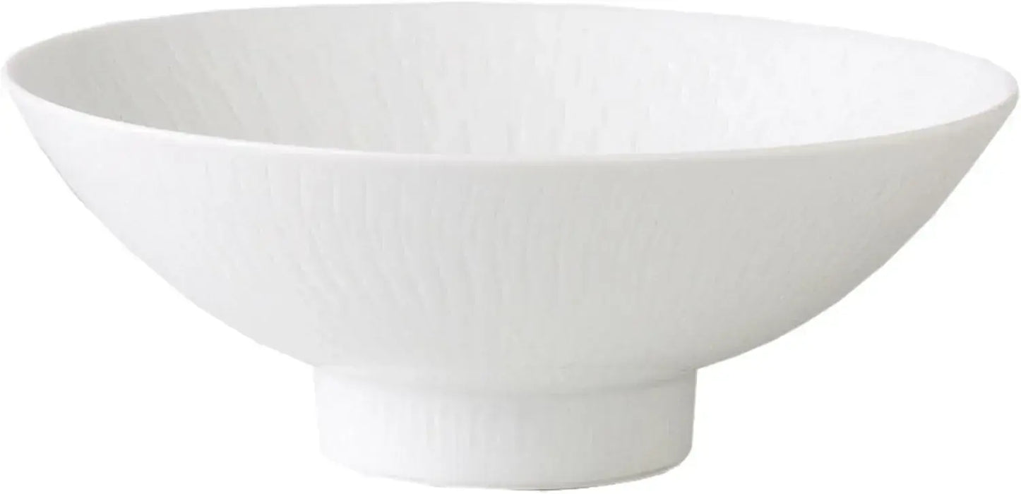 Seikai Toki Hasami Ware Porcelain Canna Flat Bowl - Large - 4965451114224