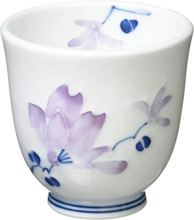 Seikai Toki Hasami Ware Rice Bowl Flower Pattern - Tea Cup Small - 4965451730400