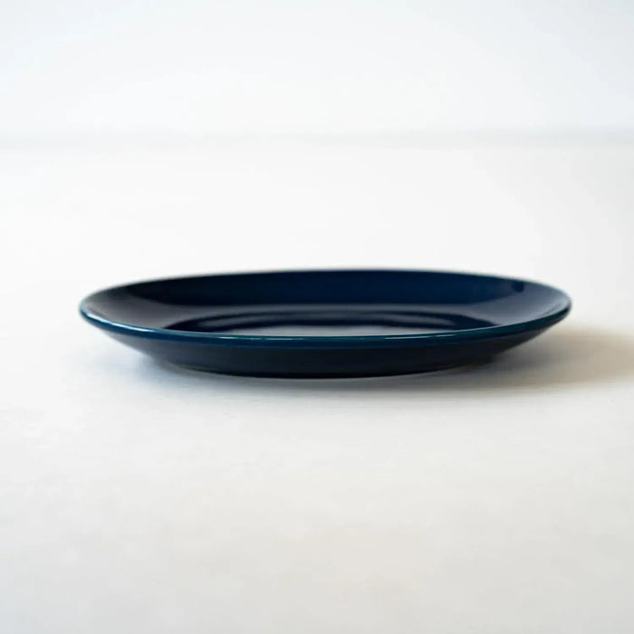 Seikai Toki Oval Plate Navy 19cm Microwave Dishwasher Safe