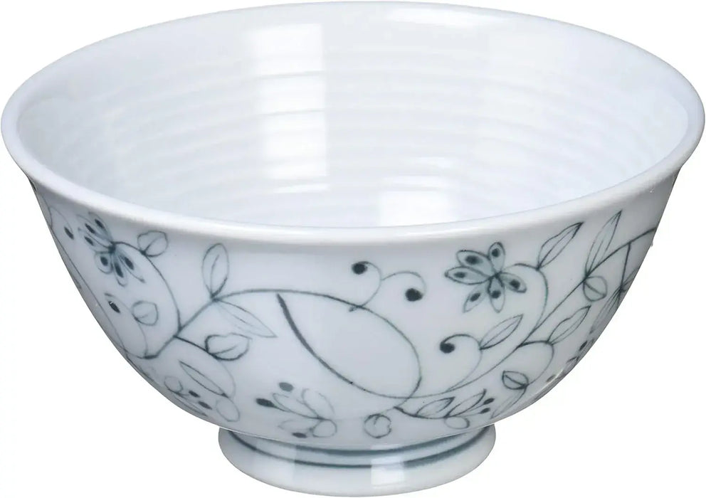 Seikai Toki Raku Bowl Osca Pattern - 12x6cm Black - 4965451394299