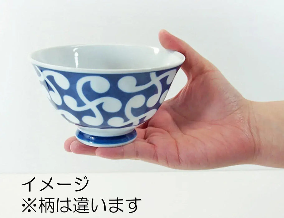 Seikai Toki Rice Bowl Hasami Ware Lightweight Pattern