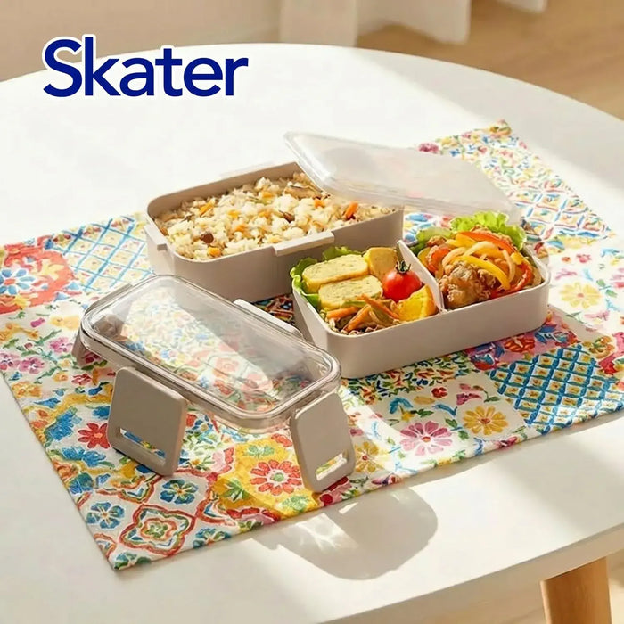 Skater 2-Tier Lunch Box Dishwasher and Microwave Safe Made in Japan