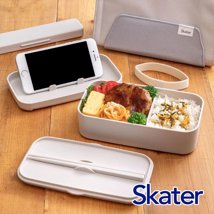 Skater Bento Box with Smartphone Stand Microwave Dishwasher Safe