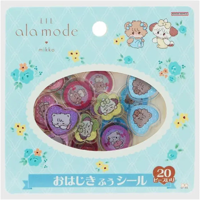 Sun-Star Stationery Lil Mint Lila Mode Mikko Seal Sticker Set