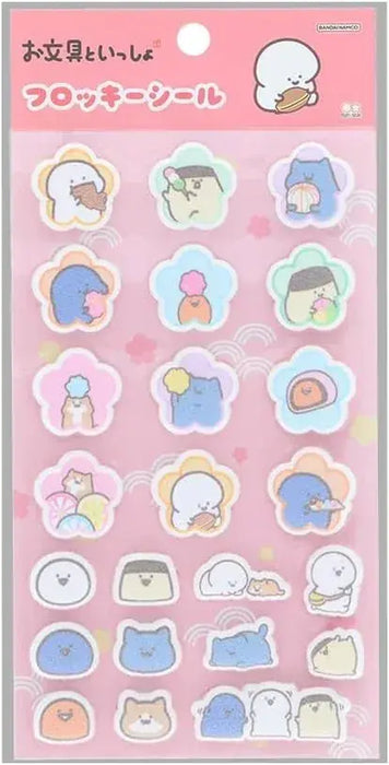 Sun-Star Stationery Plush Flocked Stickers