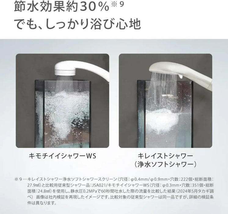 Takagi Ultra Fine Bubble Water Purification Shower Head Chlorine Removal