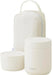 Thermos Vacuum Insulated Soup Jar and Container Set - Ivory 9x9.5x17cm - 4573603024200