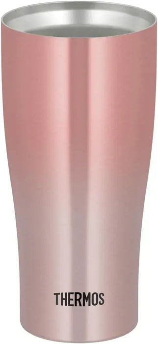 Thermos Vacuum Insulated Tumbler Dishwasher Safe Hot and Cold - Red Gradient 420ml - 4573603021759