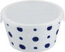 West Sea Pottery Hasami Ware Bowl with Lid - Big Polka Dots - 4965451325743