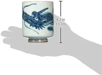 West Sea Pottery Hasami Ware Yunomi Dragon Pattern Cup