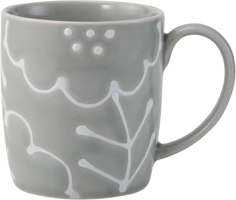 West Sea Pottery Hasamiyaki Soba Cup Mug - Gray - 4965451247328