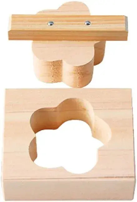 Yamaco Onigiri Sushi Press Mold Hinoki Wood Flower