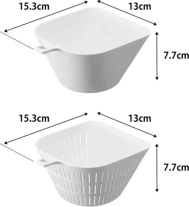 Yamazaki Tower Chili Bowl Colander Set
