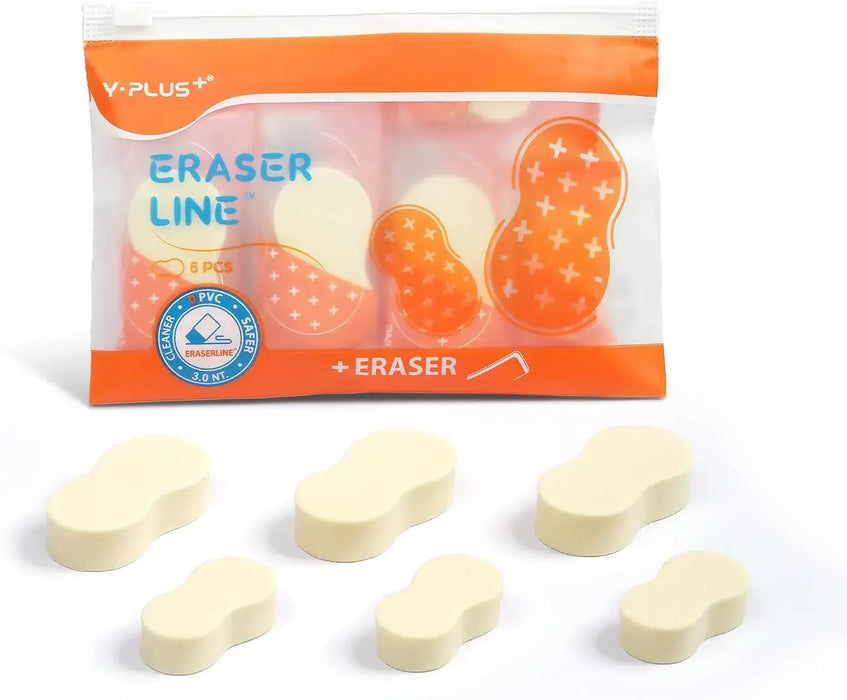 YPLUS Linear Scum Eraser Polymer for School Office Kids Artists