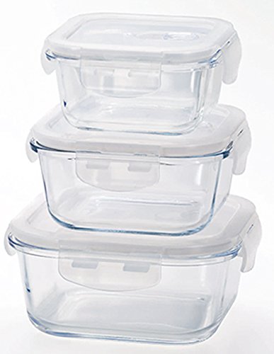 Aderia Japan Cook Rock Square 500Wt 500Ml Glass Canister-Kiichin - The #1 Place for Japanese Goods in Your Hand!
