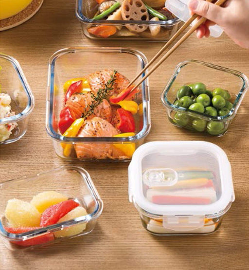Aderia Japan Glass Food Storage Containers - 500ml, Set of 2-Kiichin - The #1 Place for Japanese Goods in Your Hand!