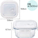 Aderia Japan Glass Food Storage Containers - 500ml, Set of 2-Kiichin - The #1 Place for Japanese Goods in Your Hand!