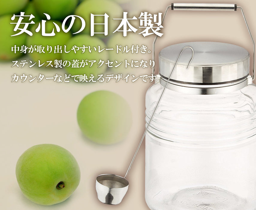 Aderia Japan 5L Plum Wine Bottle Storage Container-Kiichin - The #1 Place for Japanese Goods in Your Hand!