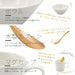 Aito Natural Color 6Pc Ivory White Mino Ware Tableware Set Dishwasher/Microwave Safe Made in Japan 567523-Kiichin - The #1 Place for Japanese Goods in Your Hand!