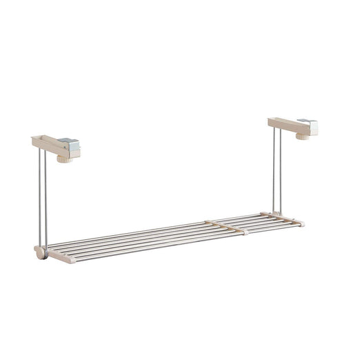 Bestco Japan Stainless Kitchen Rack - 1 Tier Telescopic Shelf, Gray (NY-1005)-Kiichin - The #1 Place for Japanese Goods in Your Hand!