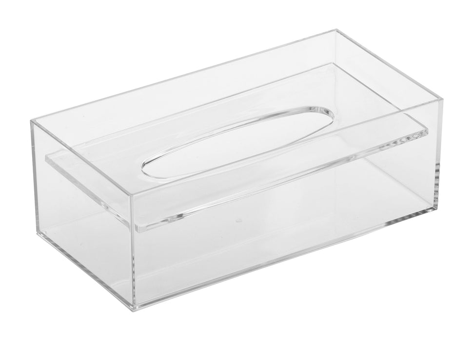 Rectangular Transparent Tissue Case by Butterfly Plastic Industry Japan - 125X244X86H (Mm)-Kiichin - The #1 Place for Japanese Goods in Your Hand!