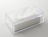 Rectangular Transparent Tissue Case by Butterfly Plastic Industry Japan - 125X244X86H (Mm)-Kiichin - The #1 Place for Japanese Goods in Your Hand!