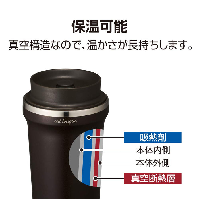 Doshisha Cat Tongue Senka Tumbler 320ml - Pink Beige, Japan's Top Pick-Kiichin - The #1 Place for Japanese Goods in Your Hand!
