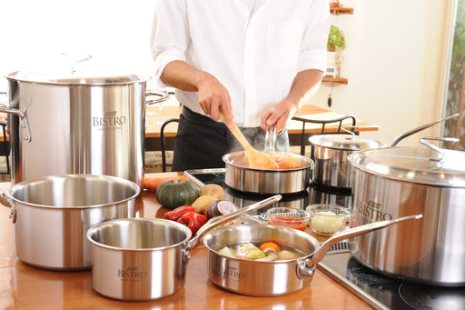 Ebm 21cm Triple Layer Clad Deep Pot No Lid-Kiichin - The #1 Place for Japanese Goods in Your Hand!