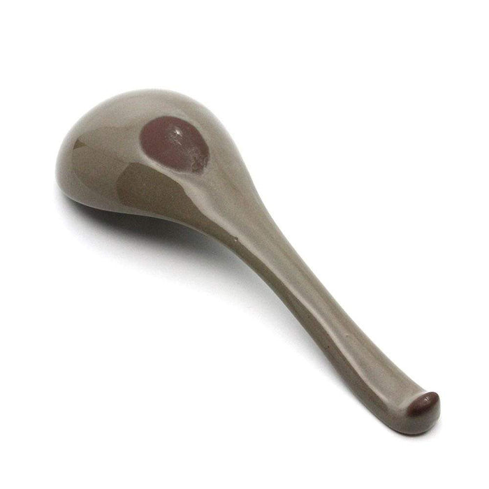 Ginpo Banko Ware Renge Soup Spoon & Spoon Rest - Large Set-Kiichin - The #1 Place for Japanese Goods in Your Hand!